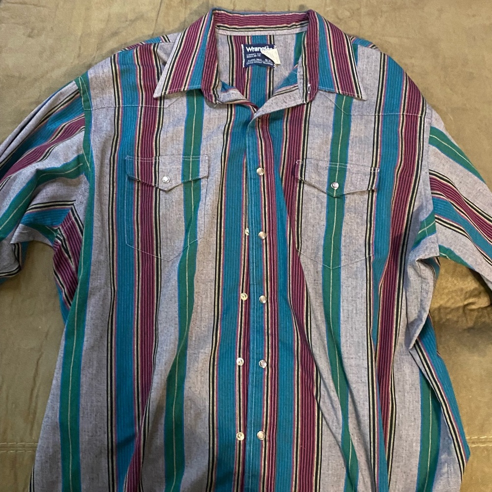 Wrangler long sleeve button up